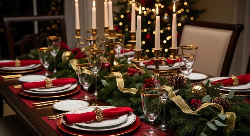How to Decorate a Table for Christmas: A Warm & Festive Guide 3 How to Decorate a Table for Christmas 2