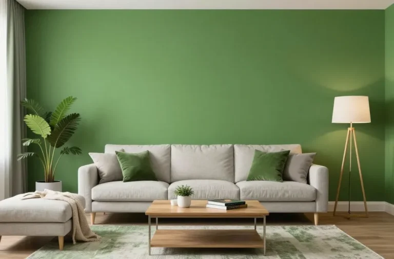 11 Green Wall Living Room Ideas for a Lush Vibe