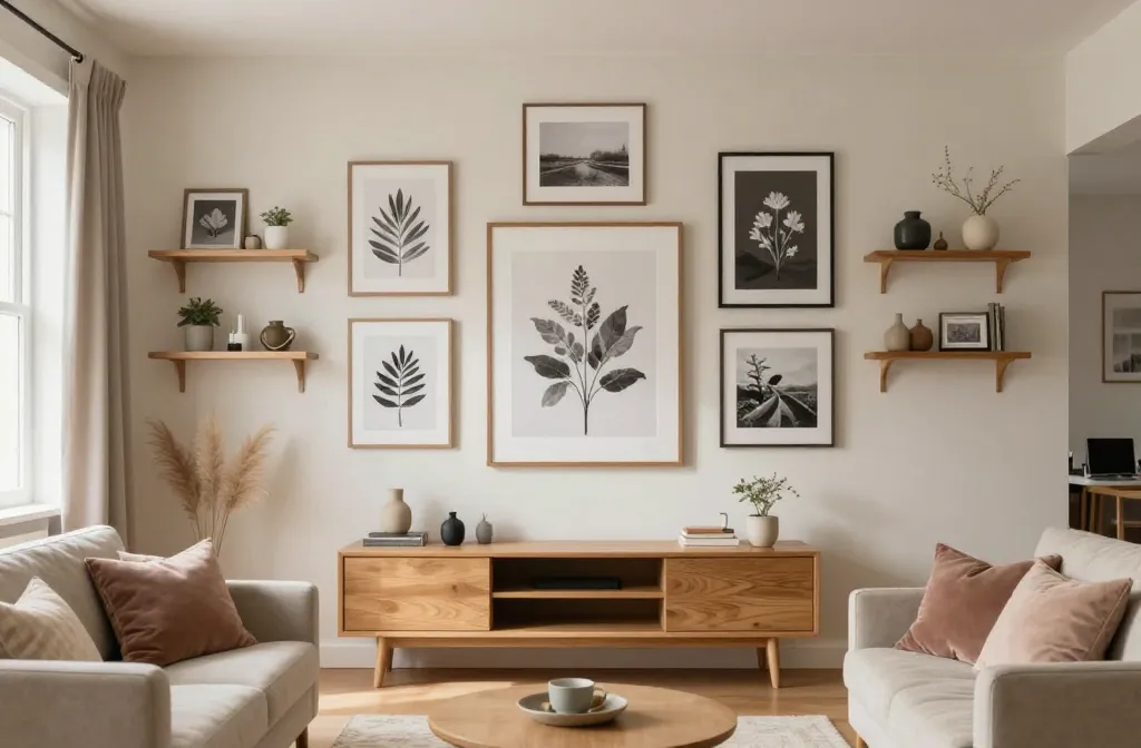 8 Cosy Living Room Gallery Wall Ideas for You to Try