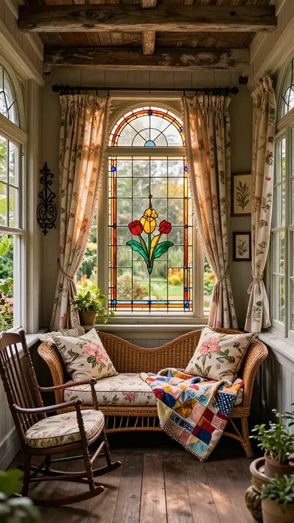 11 Vintage Stained Glass Windows Ideas for Wow-Worthy Homes 6 Item 5