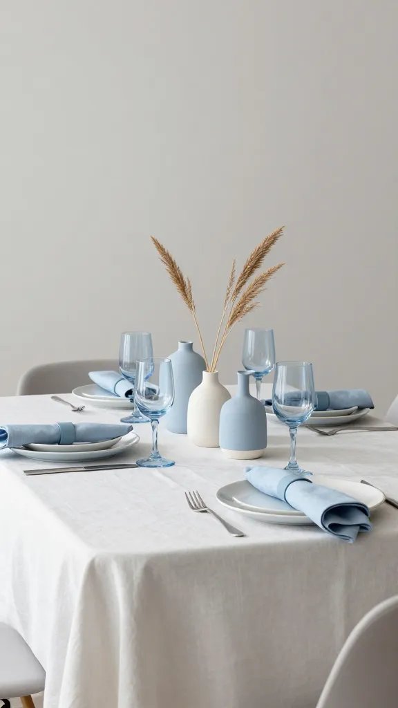 9 Blue and White Thanksgiving Tablescapes Ideas: Stunningly Fresh Tableside Wins 4 Item 3