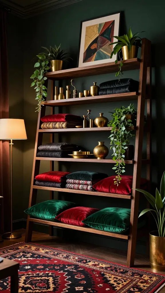 11 Ladder Bookshelf Styling Ideas: Chic Ladder Decor Hacks 2 Item 1