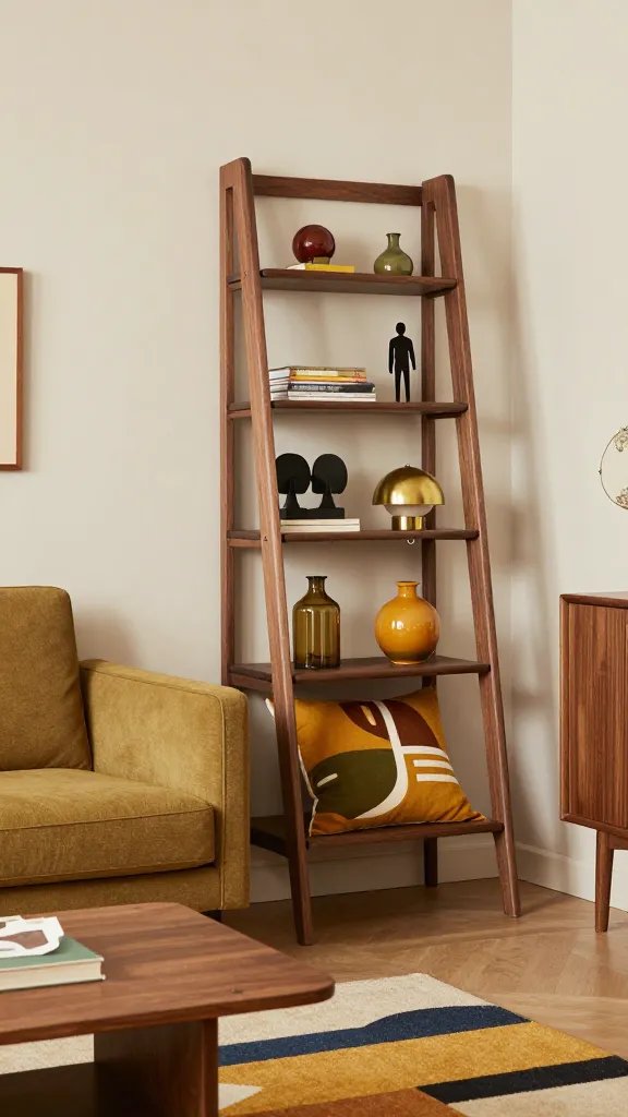 11 Ladder Bookshelf Styling Ideas: Chic Ladder Decor Hacks 9 Item 8