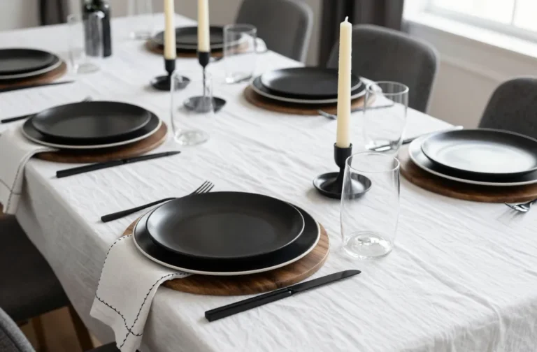 10 Black and White Thanksgiving Tablescapes Ideas That Wow