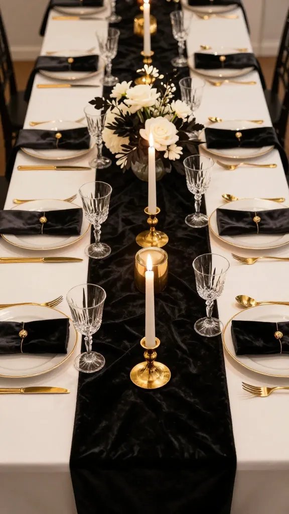 10 Black and White Thanksgiving Tablescapes Ideas That Wow 5 Item 4