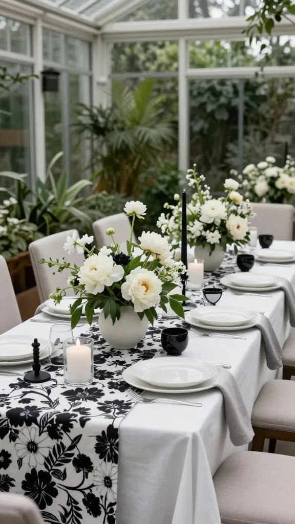 10 Black and White Thanksgiving Tablescapes Ideas That Wow 7 Item 6