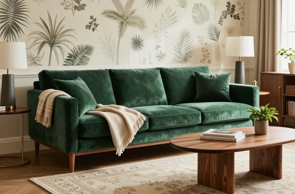 8 Green Sofa Living Room Ideas: Emerald & Sage Vibes
