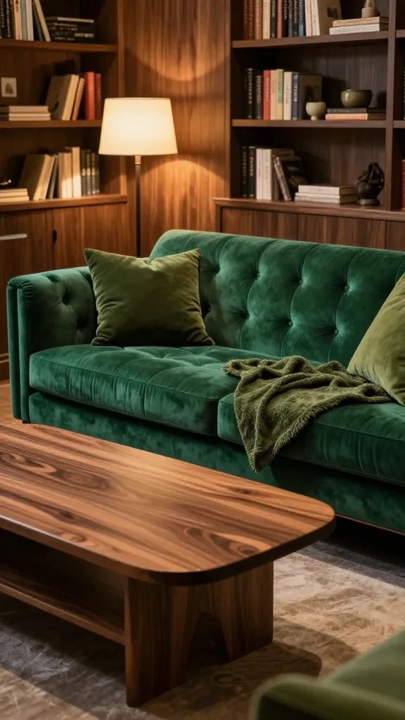 8 Green Sofa Living Room Ideas: Emerald & Sage Vibes 2 Item 1
