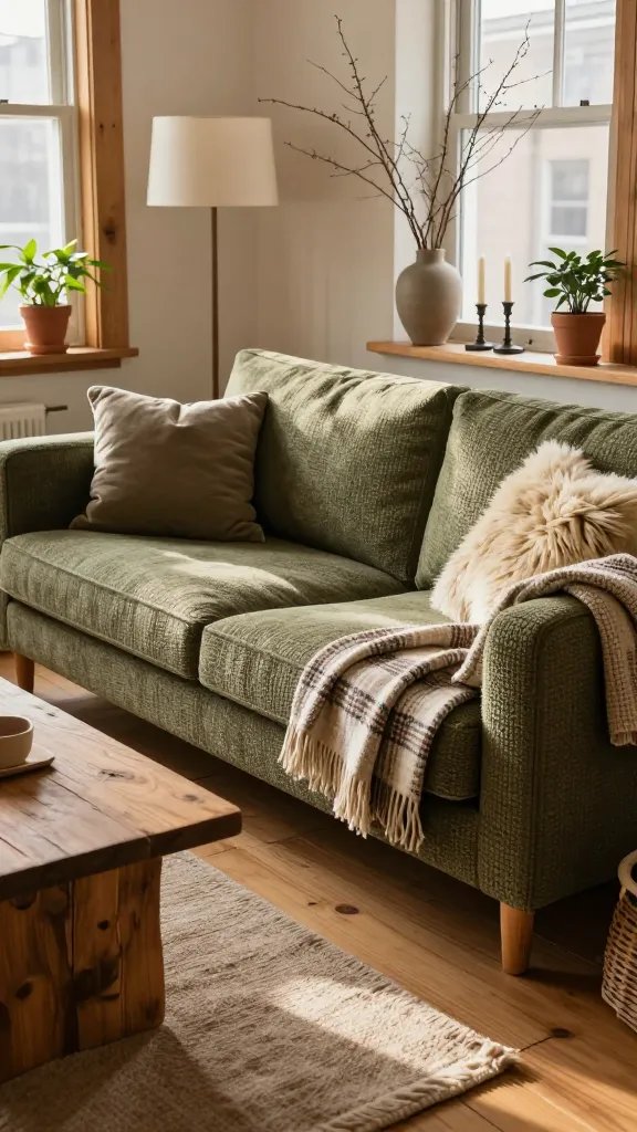 8 Green Sofa Living Room Ideas: Emerald & Sage Vibes 5 Item 4