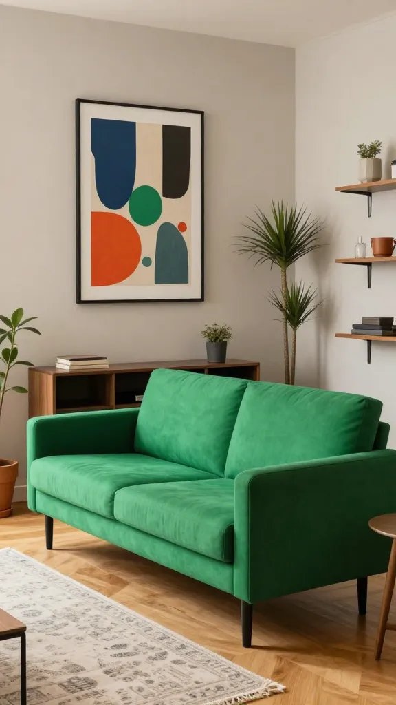 8 Green Sofa Living Room Ideas: Emerald & Sage Vibes 9 Item 8