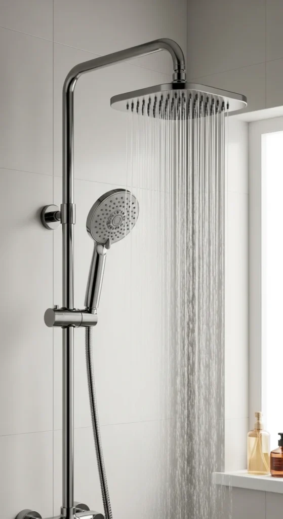 17 Cheap Bathroom Makeover Ideas to Transform Your Space Affordably 14 11. Upgrade Your Showerhead
