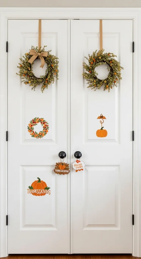 17 Stunning Thanksgiving Kitchen Decor Ideas for a Cozy Holiday Look 15 12. Kitchen Door or Cabinet Accents