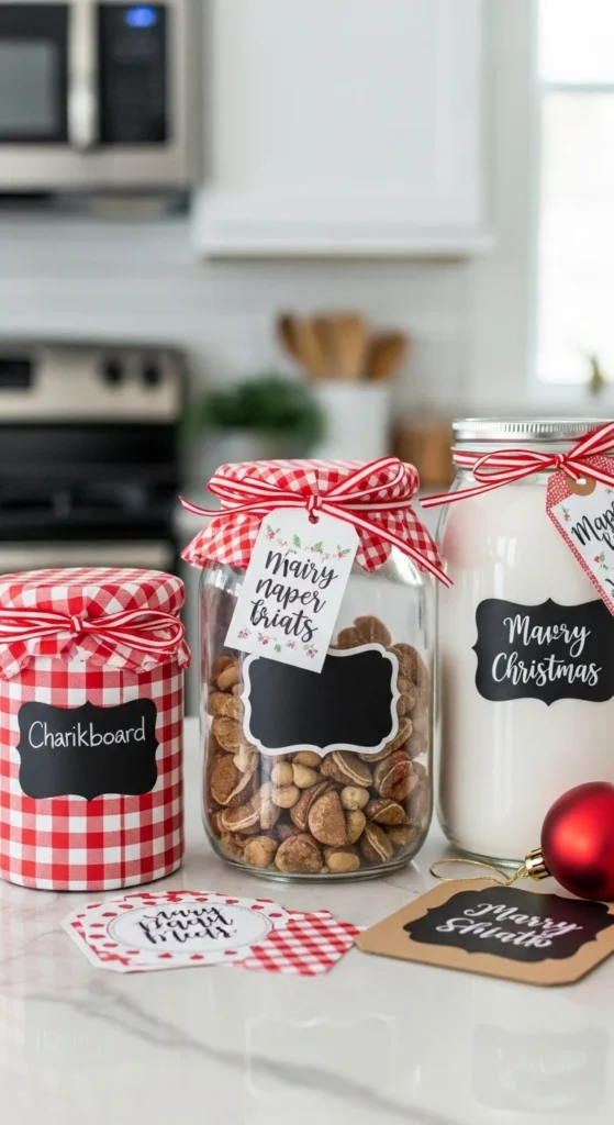 13 Christmas Kitchen decorations Ideas for a Festive Home 15 12. Personalized Holiday Labels and Tags