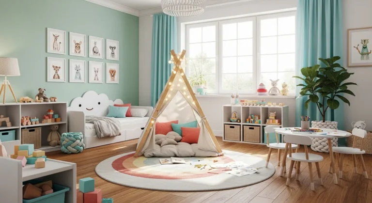 13 Kids’ Room Interior Design Ideas That Inspire Comfort & Fun