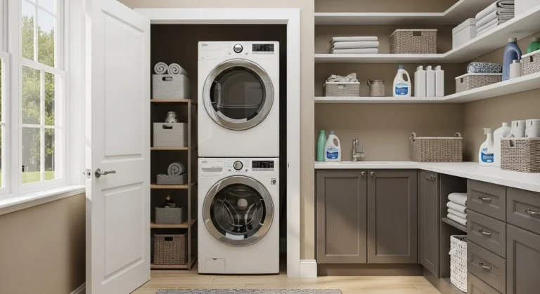 13 Small Laundry Stackable Room Ideas to Maximize Style Tips