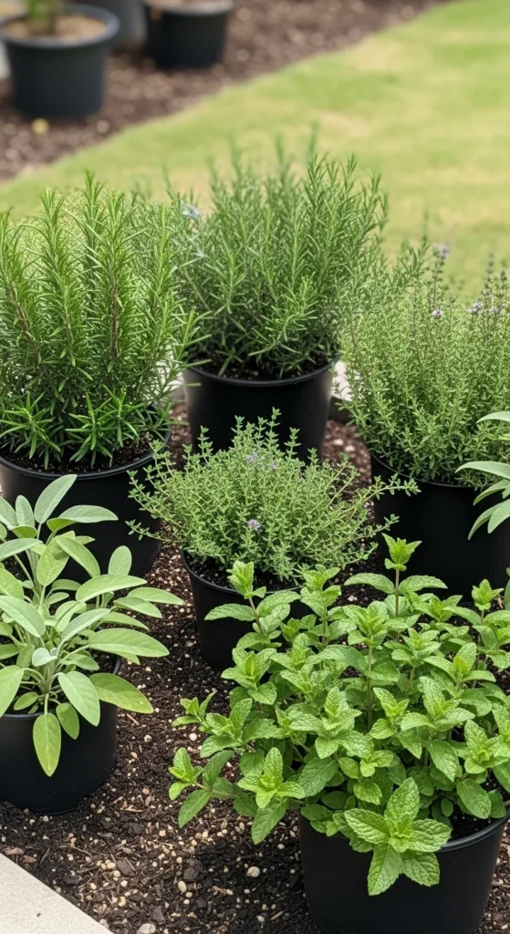 19 Low Maintenance Australian Garden Ideas for Easy Care 17 14. Grow Low Maintenance Herbs in a Sunny Corner