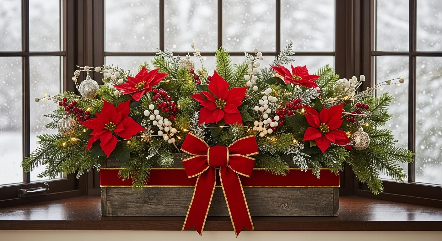15 Christmas Window Box Ideas to Transform Your Home