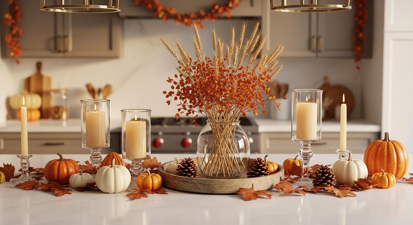 15 Thanksgiving Kitchen Island Decor Ideas to Transform Your Holiday Space