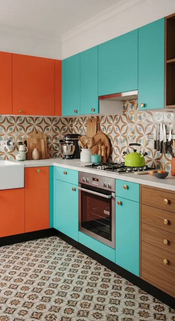 17 Embracing 70s Interior Design Ideas in Modern Homes 18 15. Retro Kitchen Designs