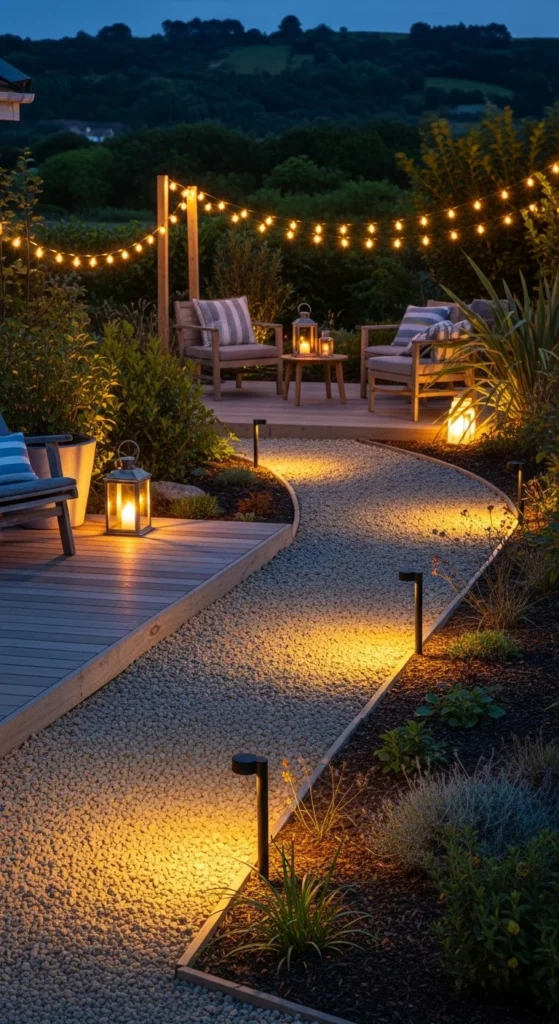 19 Coastal Australian Garden Ideas for a Relaxed Outdoor Space 19 16. Beach Inspired Outdoor Lighting for Coastal Gardens