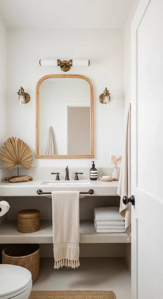 19 Stunning Beach Bathroom Ideas for a Coastal Retreat 19 16. Minimalist Beach Bathroom with Clean Lines