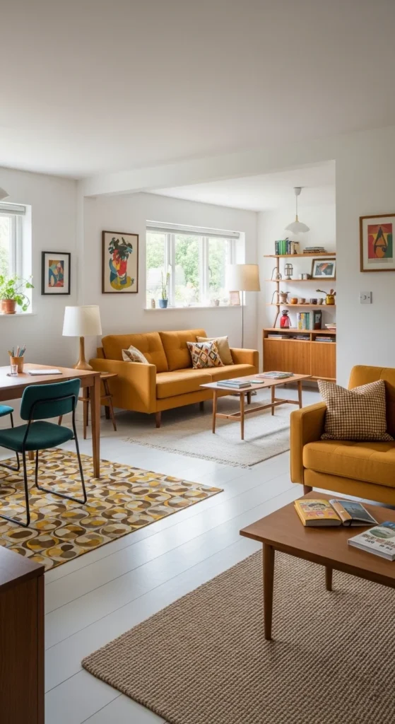 17 Embracing 70s Interior Design Ideas in Modern Homes 19 16. Multi Purpose Spaces