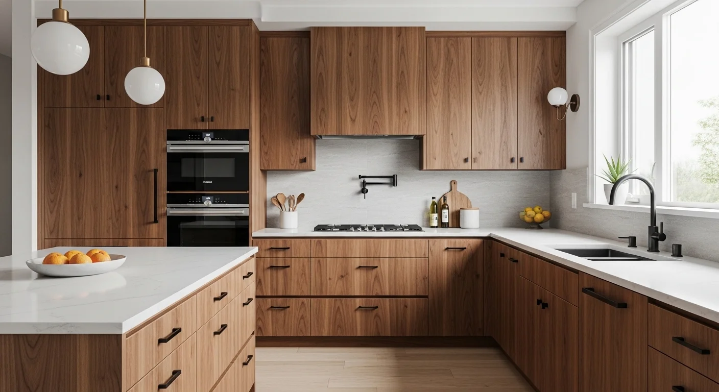 17 Modern Walnut Kitchen Cabinets Ideas to Elevate Your Kitchen Design