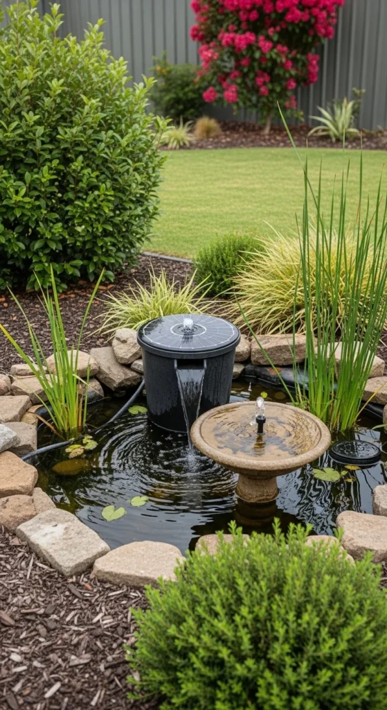 19 Low Maintenance Australian Garden Ideas for Easy Care 22 19. Include a Simple Water Element That Requires Minimal Upkeep