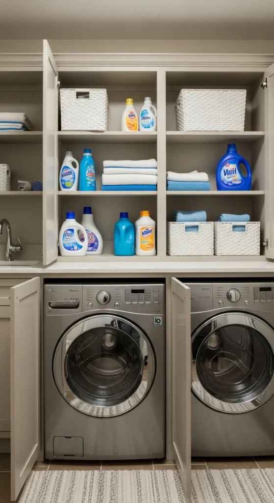 19 Basement Laundry Room Ideas to Maximize Space Storage Pro 6 3. Basement Laundry Room With Built In Storage Solutions