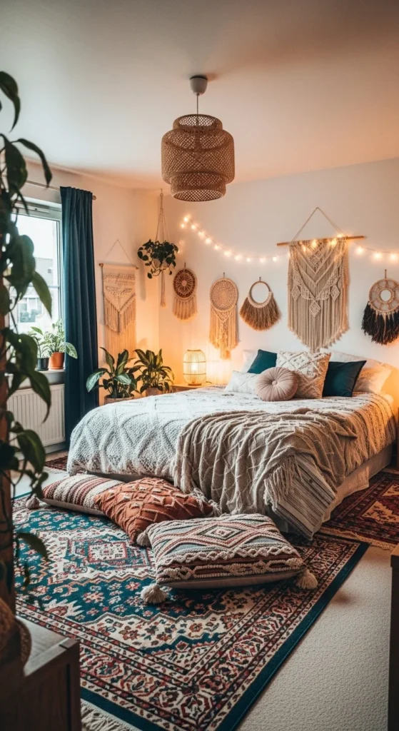 13 Dreamy Bedroom Ideas for a Serene and Stylish Retreat 6 3. Boho Chic Dreamy Bedroom