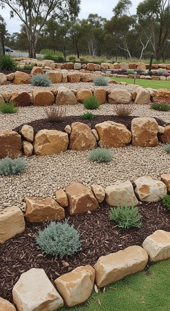 19 Low Maintenance Australian Garden Ideas for Easy Care 6 3. Build a Rock Garden Inspired by the Australian Outback