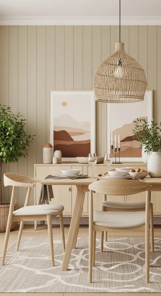13 Natural Dining Room Oasis Ideas for Peaceful Inviting Space 6 3. Earthy Color Palettes That Define a Natural Dining Room Oasis