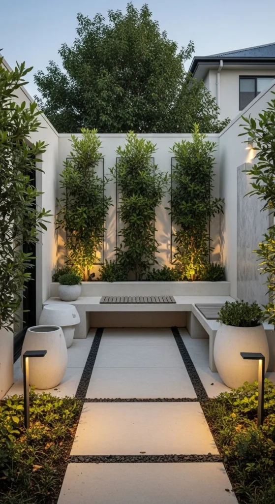 13 Modern Australian Garden Ideas for a Stylish and Low-Maintenance Outdoor Space 7 4. Contemporary Courtyard Modern Australian Garden