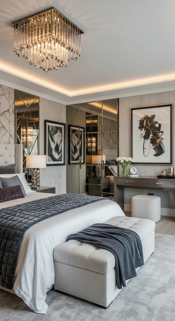 13 Dreamy Bedroom Ideas for a Serene and Stylish Retreat 7 4. Modern Luxe Bedroom