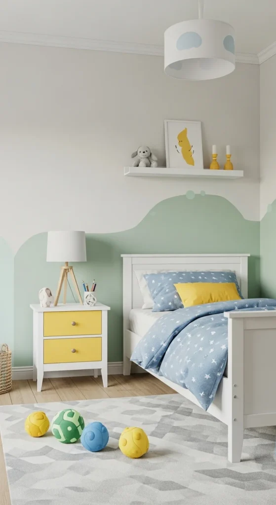 13 Kids' Room Interior Design Ideas That Inspire Creativity and Comfort 8 5. Color Psychology in Kids Room Interior Design