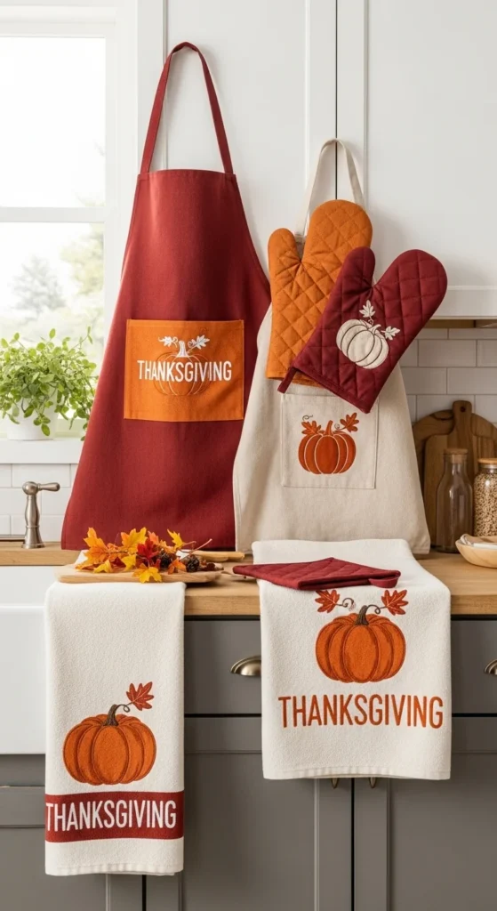 17 Stunning Thanksgiving Kitchen Decor Ideas for a Cozy Holiday Look 8 5. Cozy Kitchen Textiles