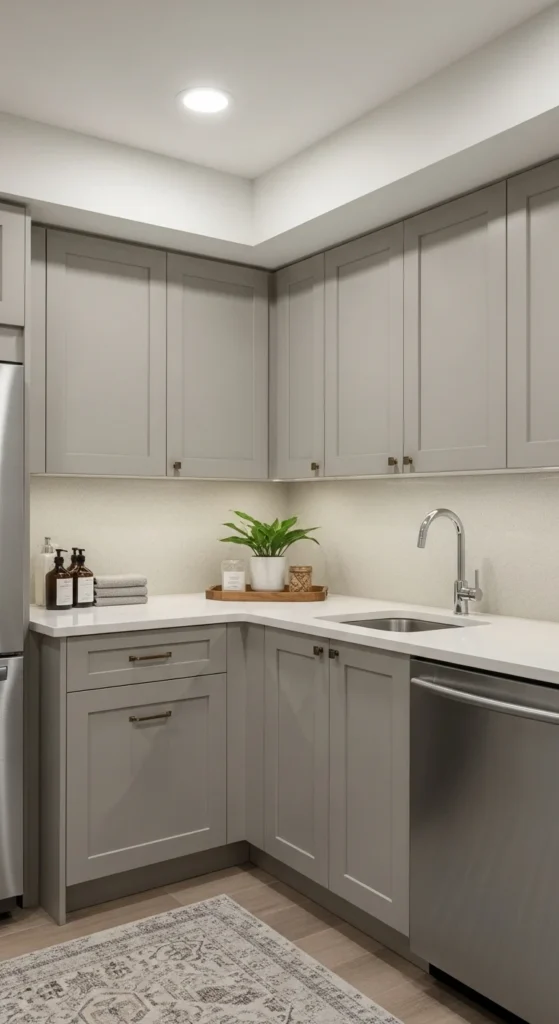 19 Basement Laundry Room Ideas to Maximize Space Storage Pro 8 5. Modern Basement Laundry Room With Sleek Finishes