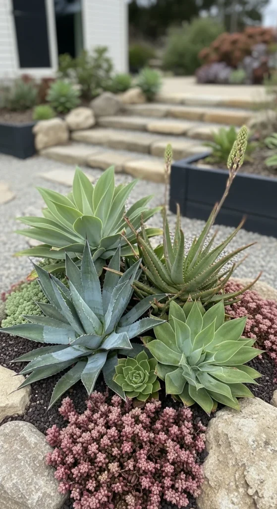 19 Low Maintenance Australian Garden Ideas for Easy Care 9 6. Incorporate Succulents and Dry Tolerant Species