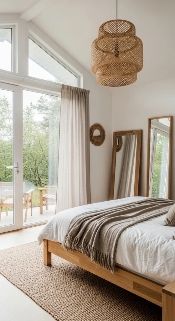 19 Natural Bedroom Oasis Ideas for a Calm Sleep Sanctuary 9 6. Maximize Natural Light for a Bright Natural Bedroom Oasis