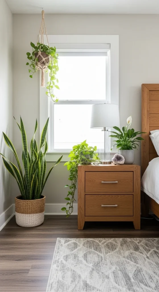 17 Feng Shui Bedroom Layout Ideas for a Harmonious Home 10 7. Incorporate Natural Elements