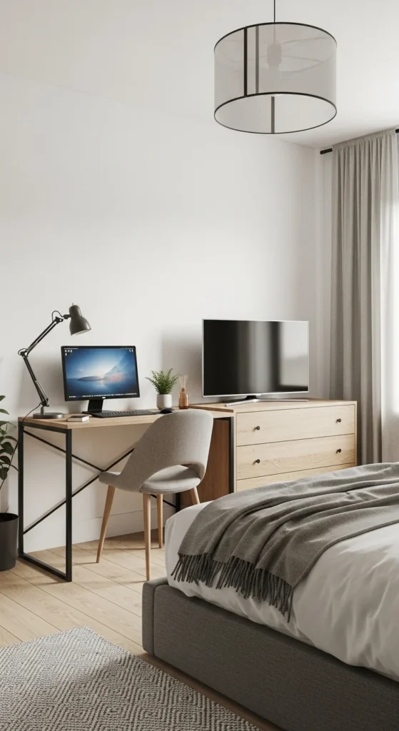 17 Feng Shui Bedroom Layout Ideas for a Harmonious Home 11 8. Avoid Electronics Near the Bed