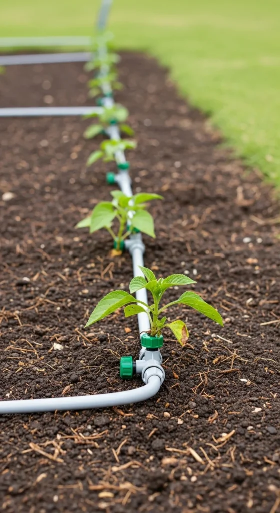 19 Low Maintenance Australian Garden Ideas for Easy Care 11 8. Install Automated Drip Irrigation for Consistent Watering