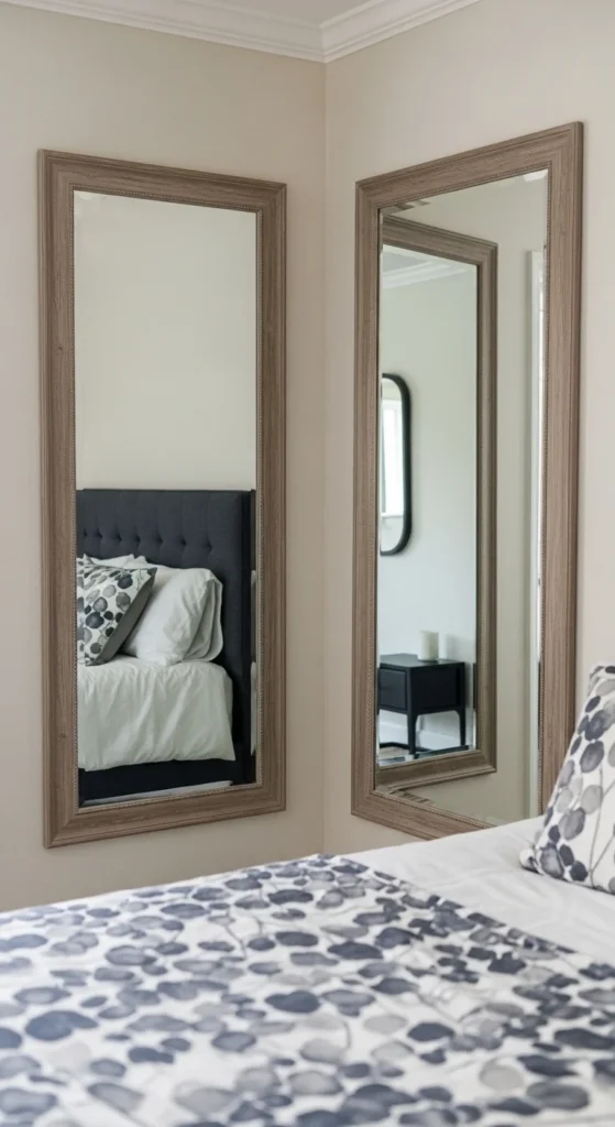 17 Feng Shui Bedroom Layout Ideas for a Harmonious Home 12 9. Position Mirrors Wisely