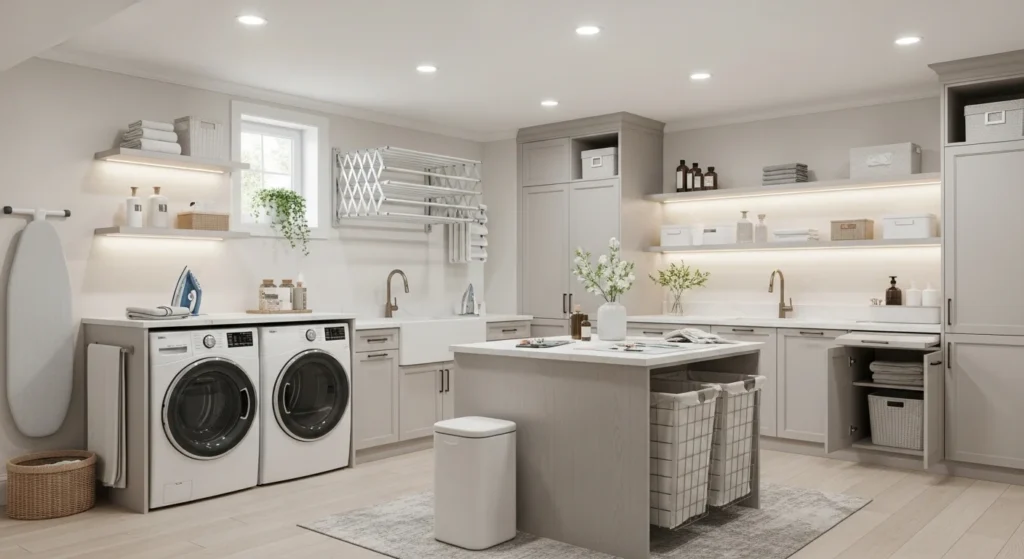 What is Need for a Basement Laundry Room: Tips and Essentials 4 Creative Basement Laundry Room Ideas