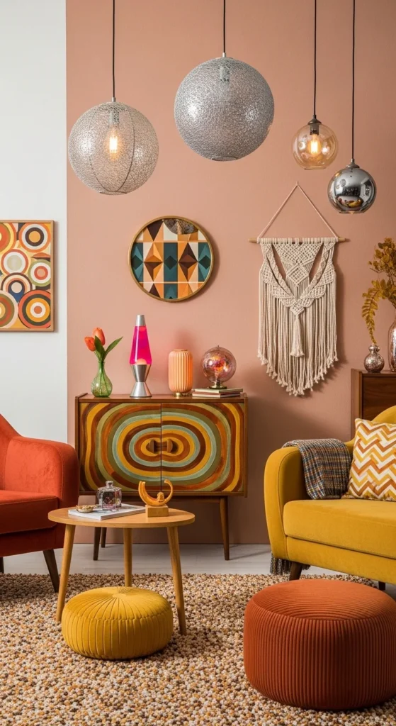 15 Creative 70s Interior Design Retro Look Ideas for Stylish Living Spaces 3 Essential elements to Achieve a 70s Retro Look