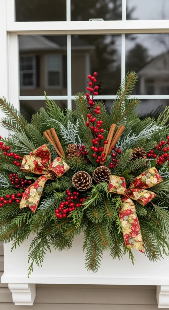 15 Christmas Window Box Ideas to Transform Your Home Exterior 2 How to Design a Christmas Window Box That Stands Out