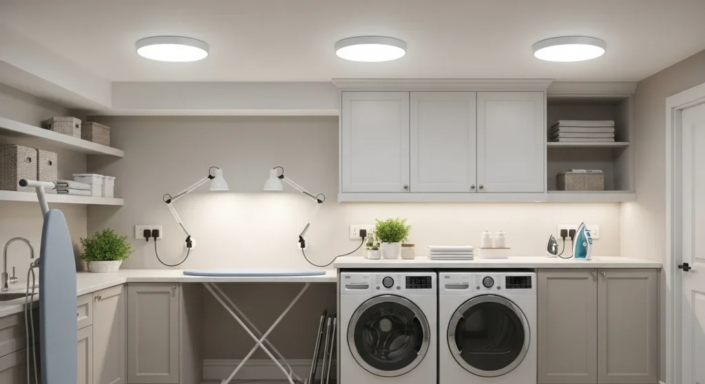 What is Need for a Basement Laundry Room: Tips and Essentials 3 Lighting and Electrical Setup