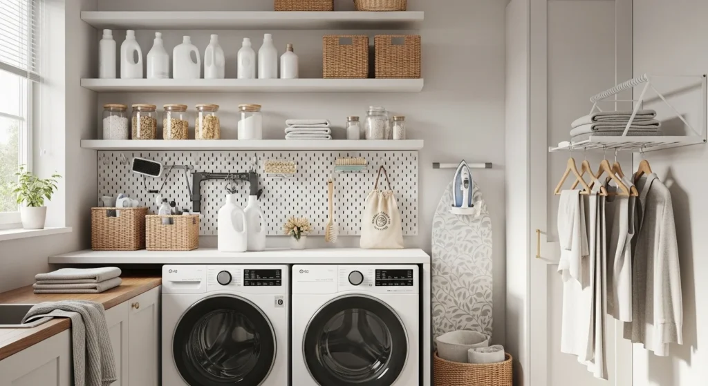 How to Organize Laundry Room 2 Maximize Vertical Space to Free Up Floors