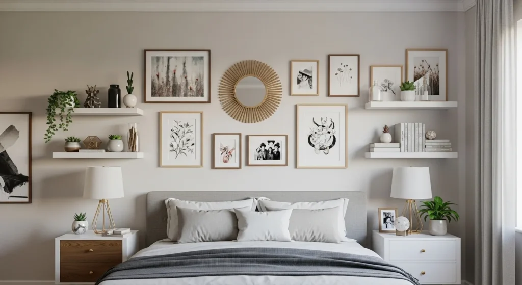How to Decorate a Bedroom: Stylish & Cozy Tips 3 Personalizing with Artwork and Wall decor