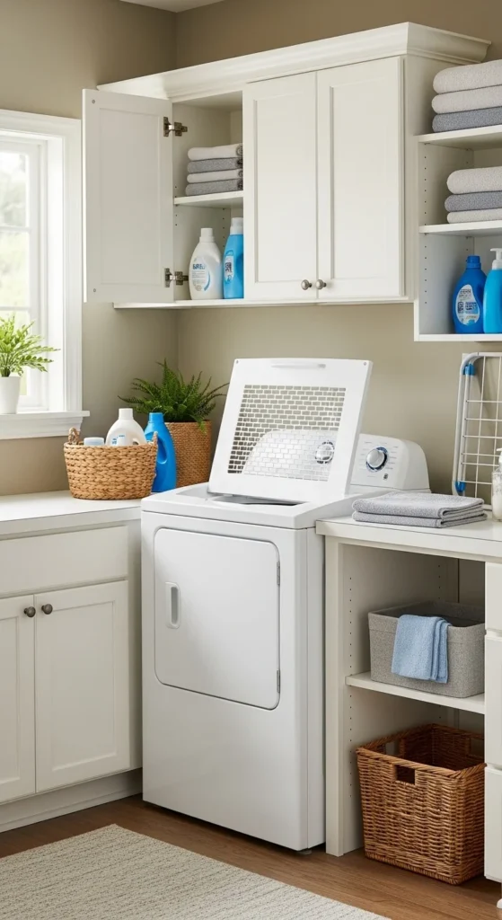 13 Top Load Washer Laundry Room Ideas for a Stylish and Functional Space 2 Planning a Practical Top Load Washer Laundry Room Layout